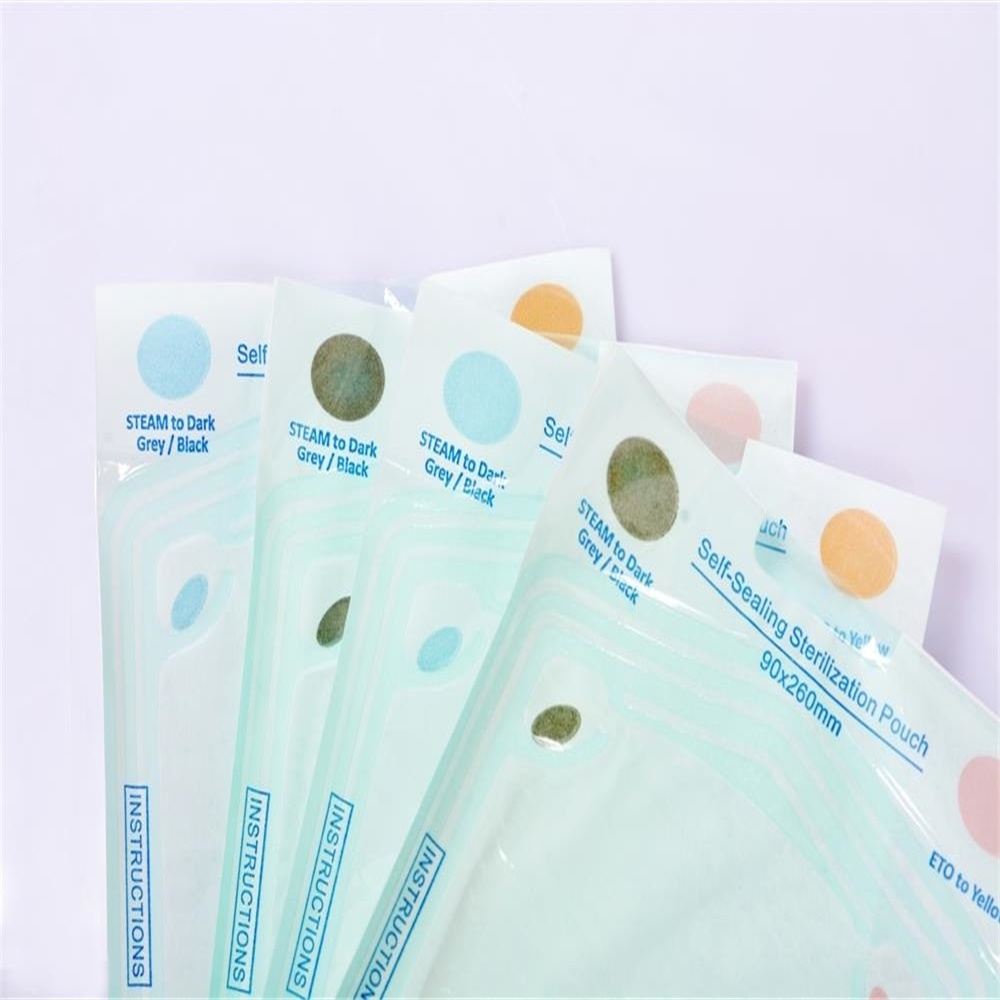 Dry Heat Sterilization Pouches Self Sealing Sterile Packaging Pouch