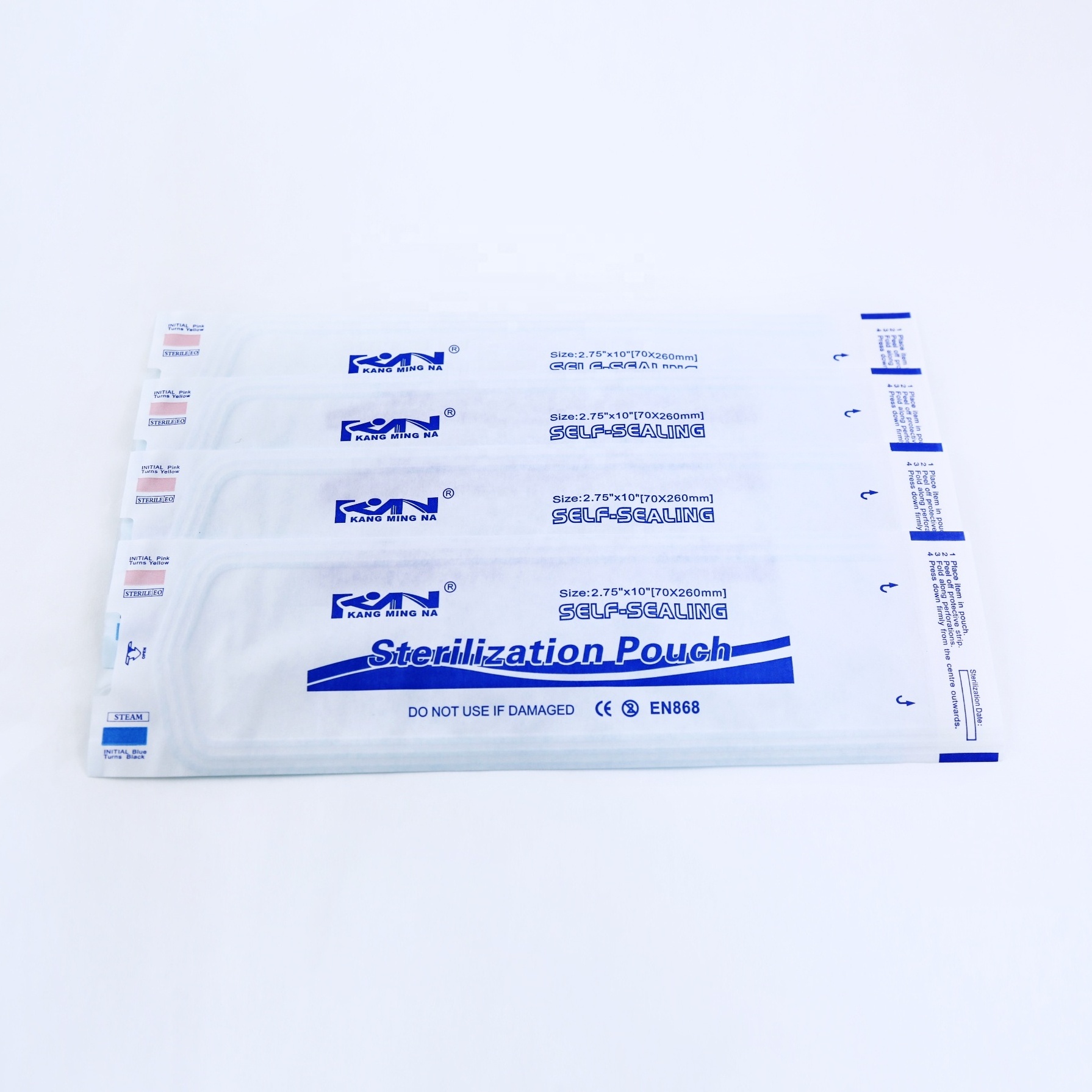 Self Sealing Sterilization Pouch  Sterile Pouch sterilizer for Medical Packaging