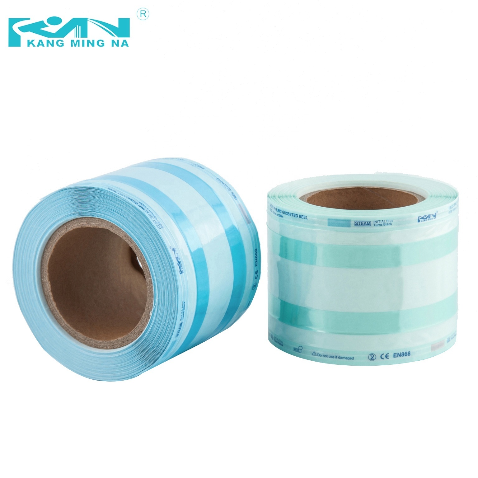 Hospital medical sterilization packing gusset heat sealing pouches reels roll disposable