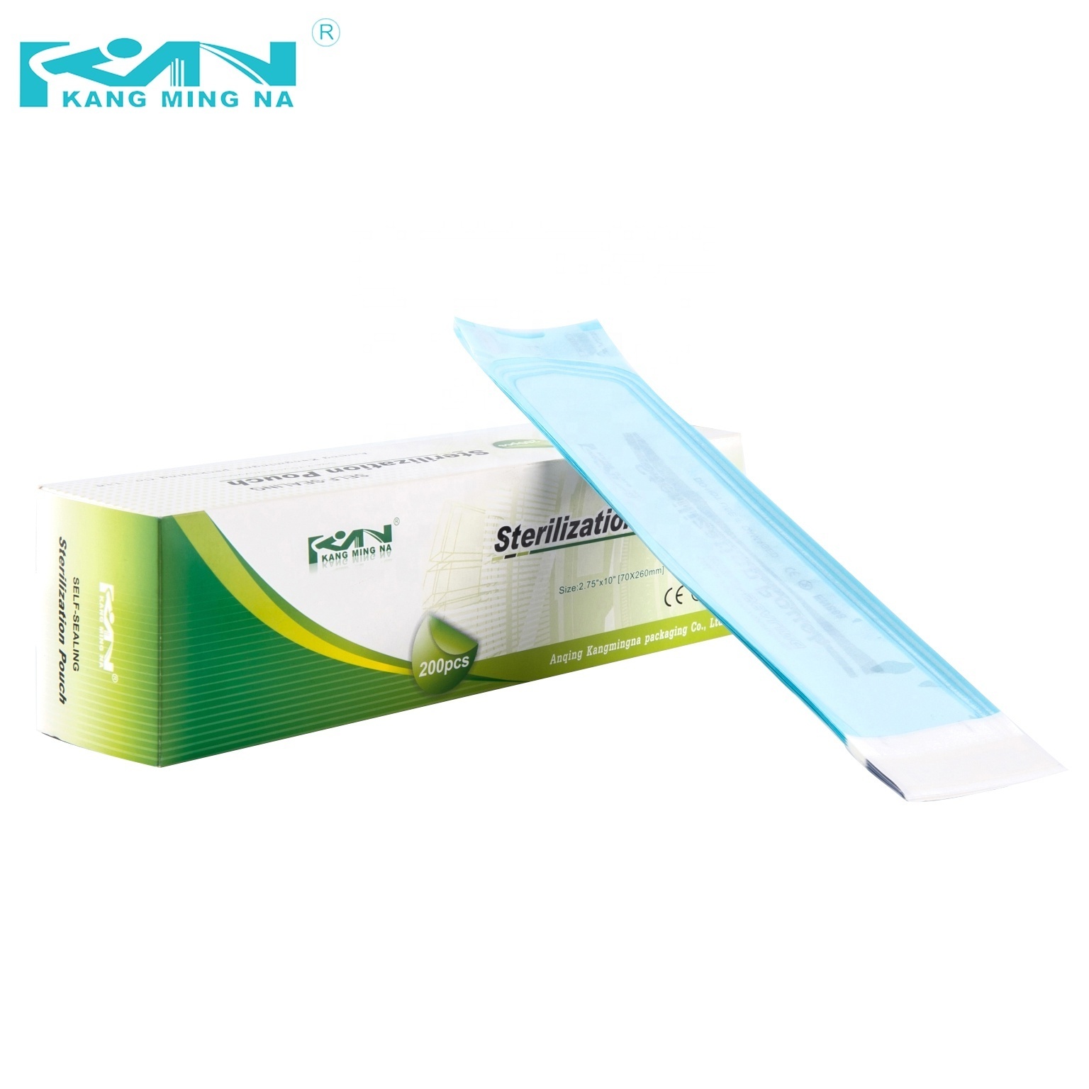 Waterproof hospital sterilization packing self sealing pouches medical autoclave package