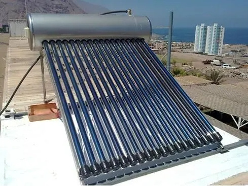 Integrated pressurized vacuum tube type solar live stock water tank heater in indian rate