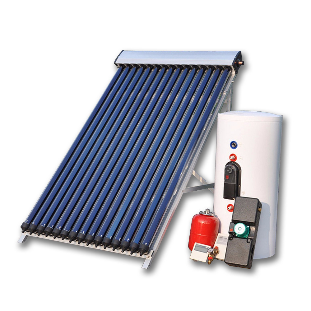 Pressurized etc thermosiphon solar small tank water heater with heat exchanger vacuum tube type manufacturers