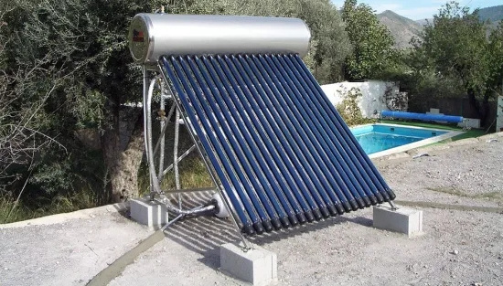 Integrated pressurized vacuum tube type solar live stock water tank heater in indian rate