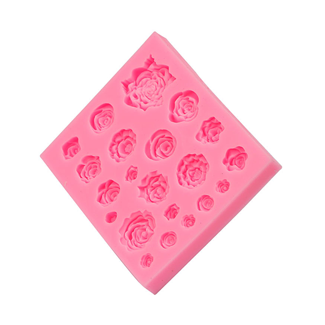 3D Three-dimensional Rose Molding Silicone Mold Sugar Cake Tool Chocolate Mold