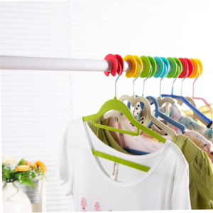 Windproof Silicone Hanger Hook For Home Hotel Decor Clothing Rack, Non-slip Hooks Prevent Clothes From Falling