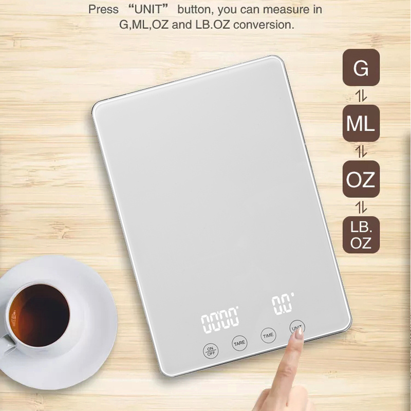 Mini Coffee Scale With Lcd Display Quality Digital food Kitchen coffee Scale timer rechargeable