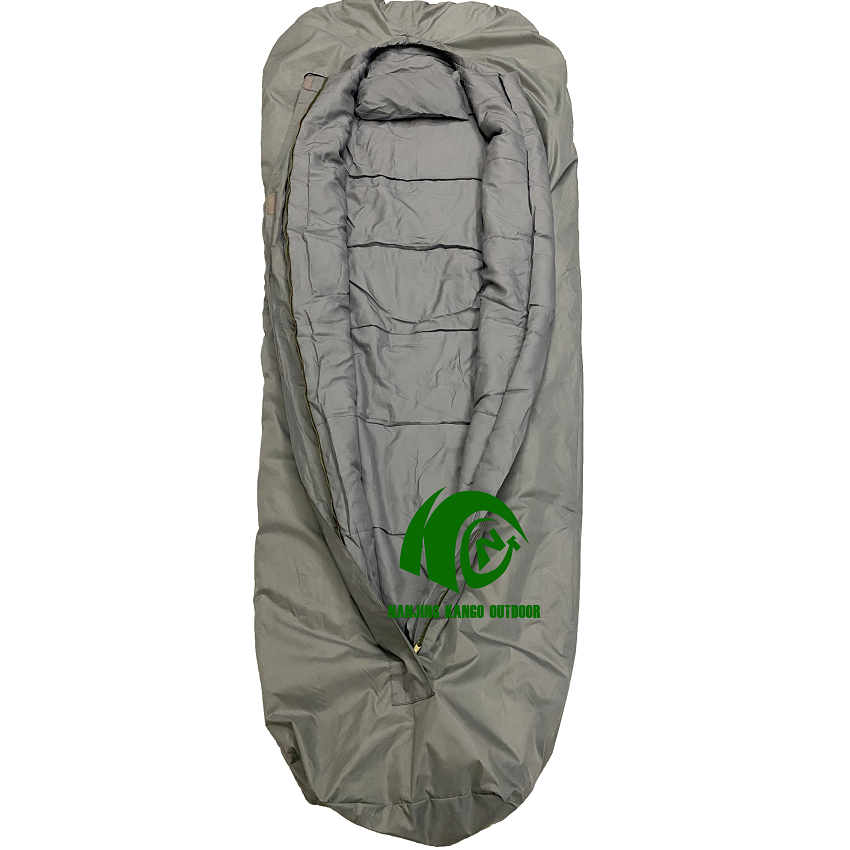 Kango Portable Camping Hammock Sleeping Bag Cotton Silk Filling Customized Spring Mummy Sleeping Bag