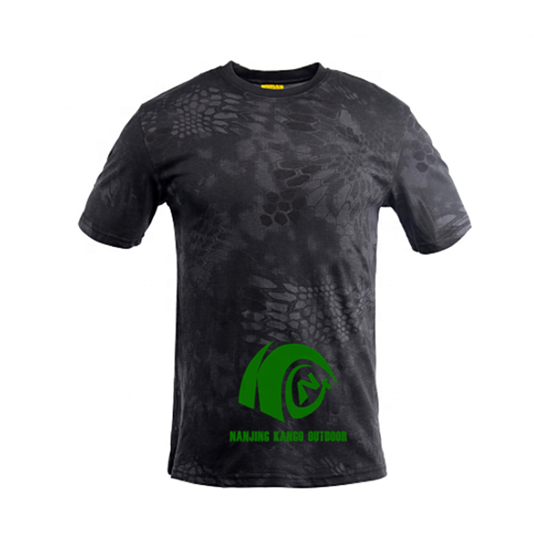 KANGO Factory Manufacturer men's t-shirts 100% Cotton wholesale camo t shirts high quality camo men's t-shirt