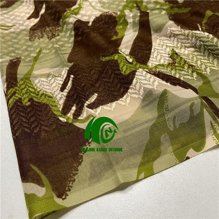 KANGO Tactical Camouflage Shemagh Oman Shemagh Kerchief with Jacquard