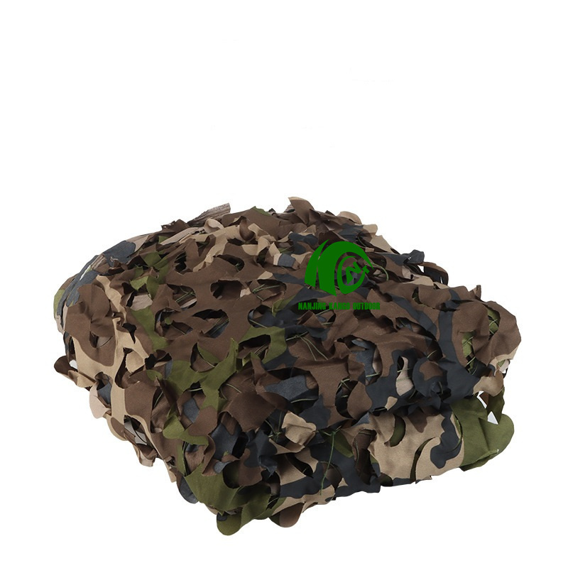 Kango Outdoor Training Camo Net Multispectral Durable Oxford Cloth Polyester Desert Camouflage Net for Decoration