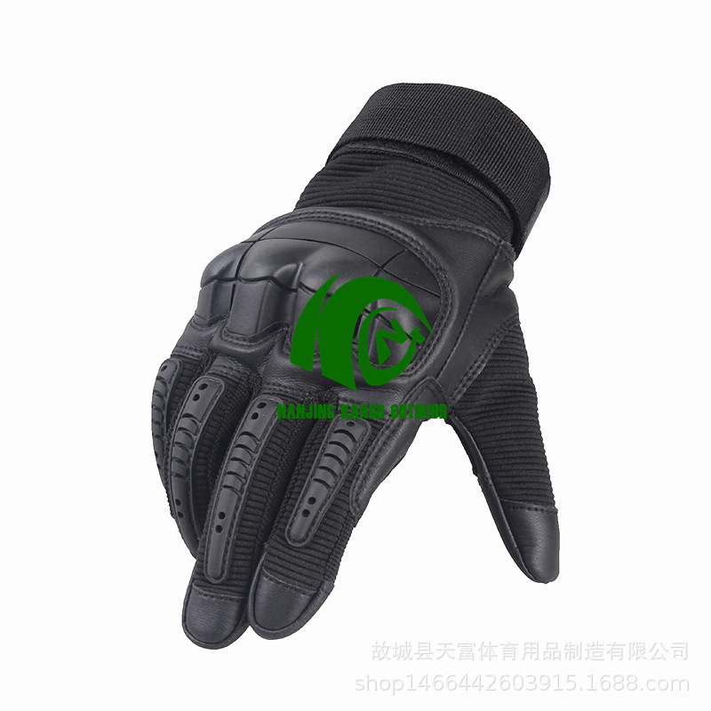 Kango Hard Knuckle Heavy Duty Touch Screen Full Finger Training Motorcycle Tactical Gloves