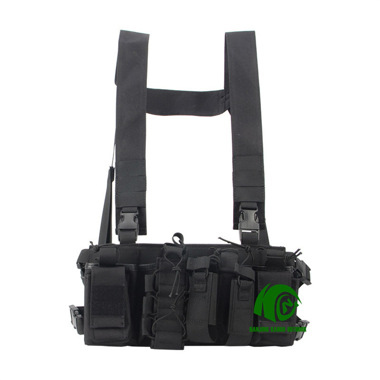 Kango Tactical Universal Chest Rig Bag Molle Radio Chest Rig Running Chest Rig Camouflage Pouch