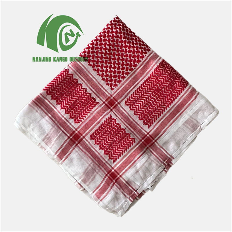 KANGO Dustproof Shemagh for Outdoor Kaffiyeh T/C fabric Oman Shemagh