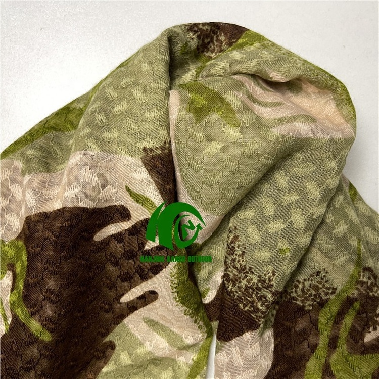 KANGO Tactical Camouflage Shemagh Oman Shemagh Kerchief with Jacquard