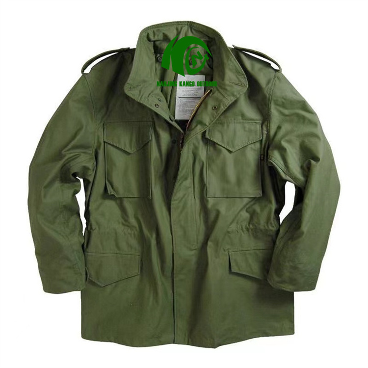 Kango 2023 Winter Camouflage Supplier M65 Flying Jacket Olive Green Russia Field M65 Men Field Jacket