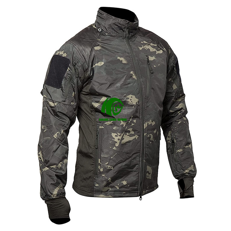 Kango Black Multicam Light Weight Waterproof and Breathable Windbreaker Jacket