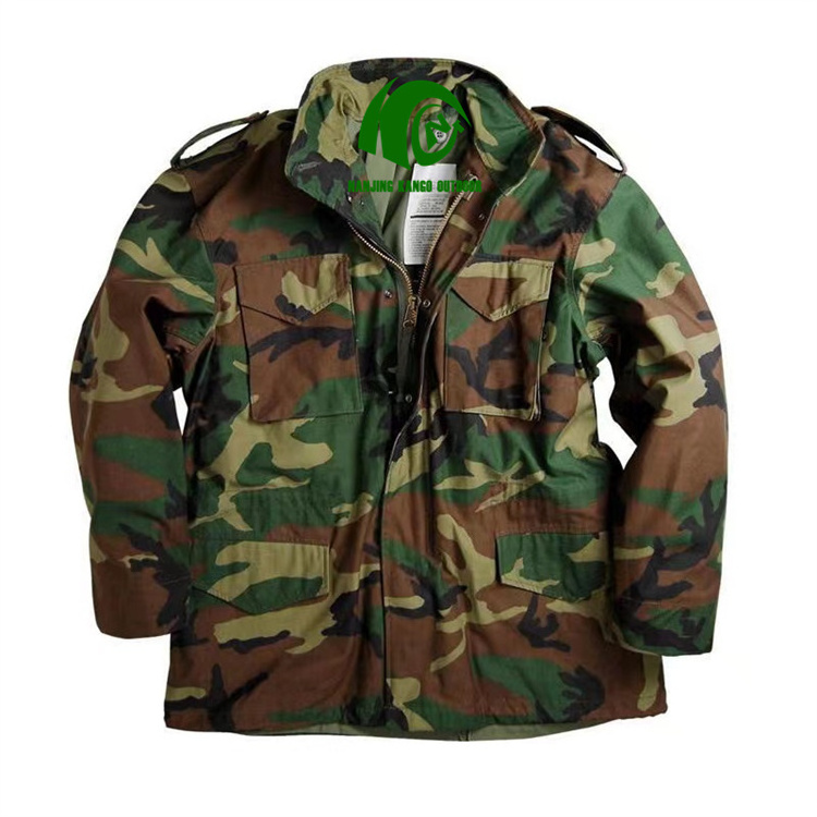 Kango 2023 Winter Camouflage Supplier M65 Flying Jacket Olive Green Russia Field M65 Men Field Jacket