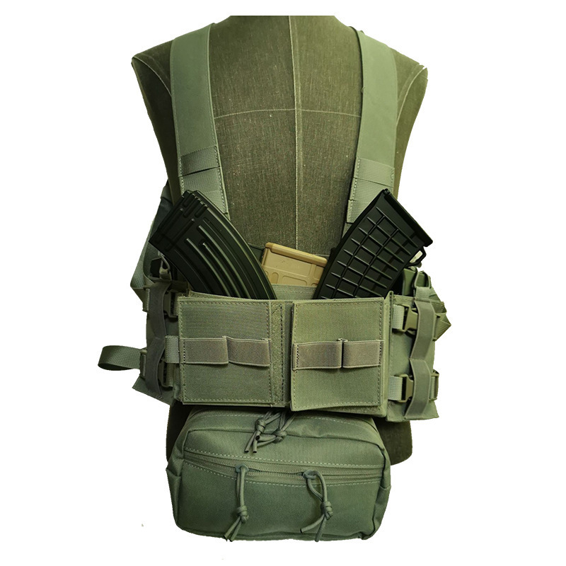 Kango Adjustable Molle Magazine Pouch Chest Rig Tactical Vest Tactical Chest Rig Bag Recon Chest Rig