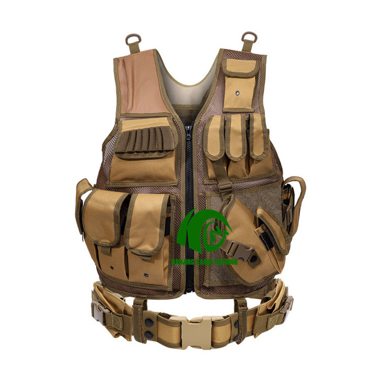 KANGO Factory make lightweight outdoor use blue tactical vest