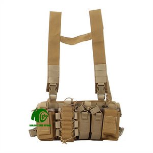 Kango Camouflage Quick Release Tactical Vest Adjust Chest Tools Rig Bag Tactical Chest Rig