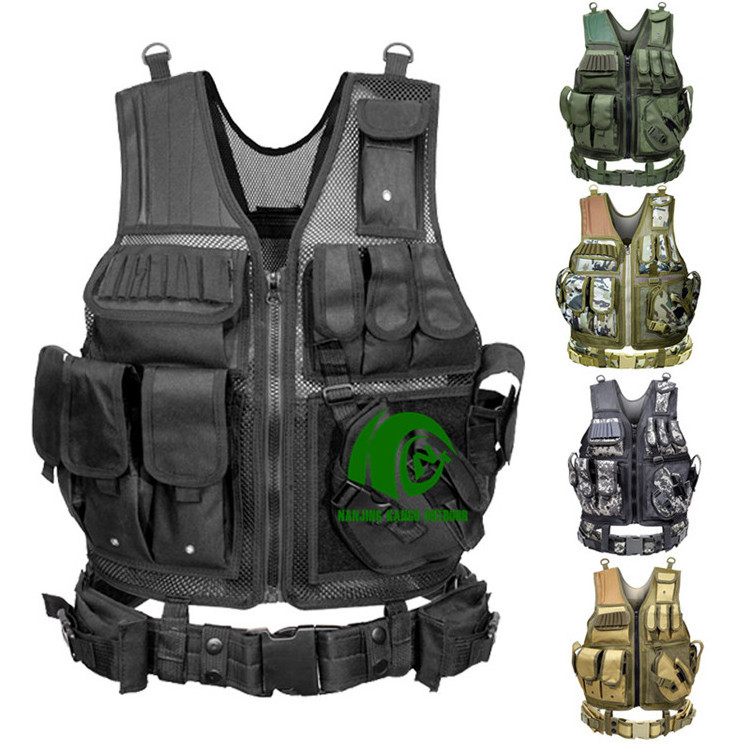 KANGO Factory make lightweight outdoor use blue tactical vest