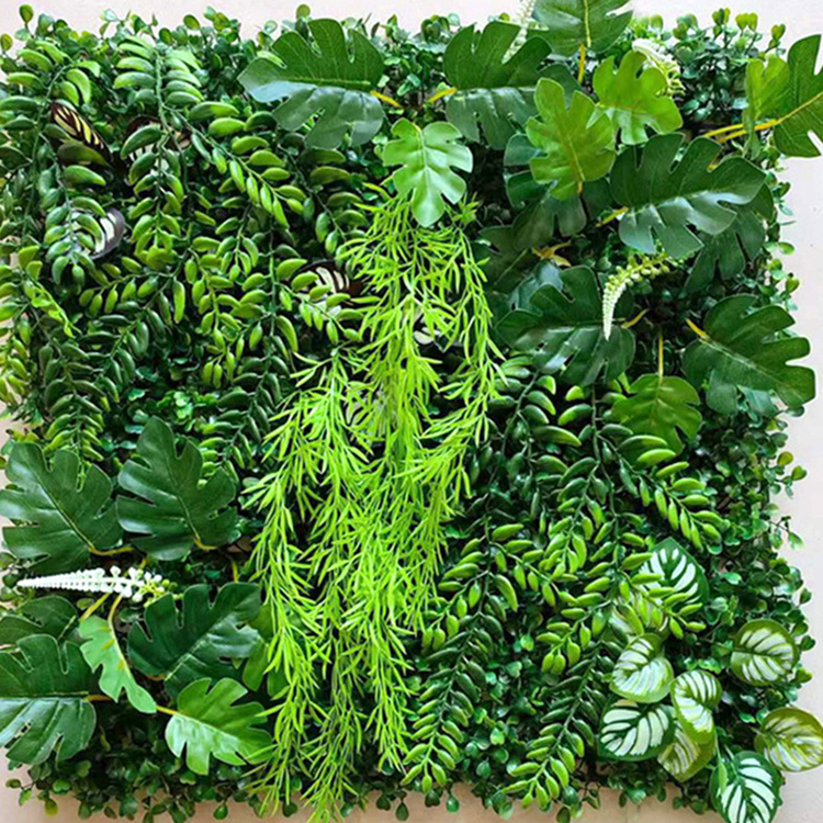 KANGO Outdoor artificial wall plants panel vertical garden green grass wall planters for indoor plants hot artificial plant wall