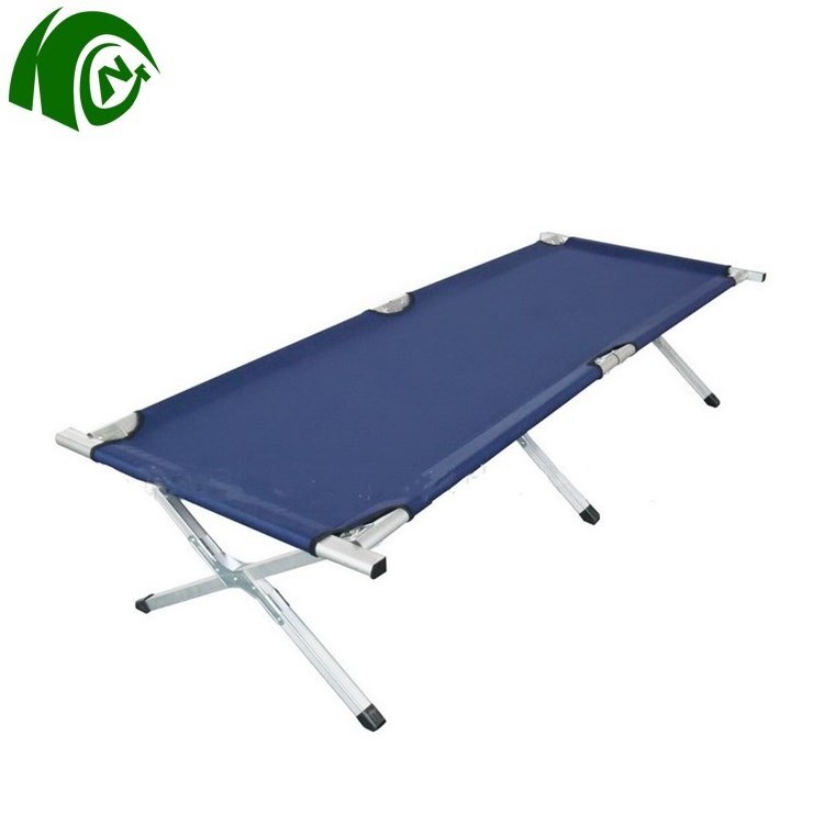 Kango Camp Bed High Quality Air Bed 600D Oxford Folding Lightweight Camping Bed Cheap Price Good Quality Light Aluminum Fabric