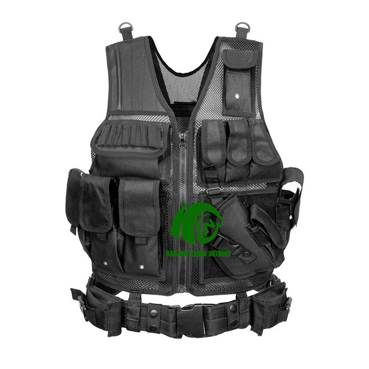 KANGO Factory make lightweight outdoor use blue tactical vest