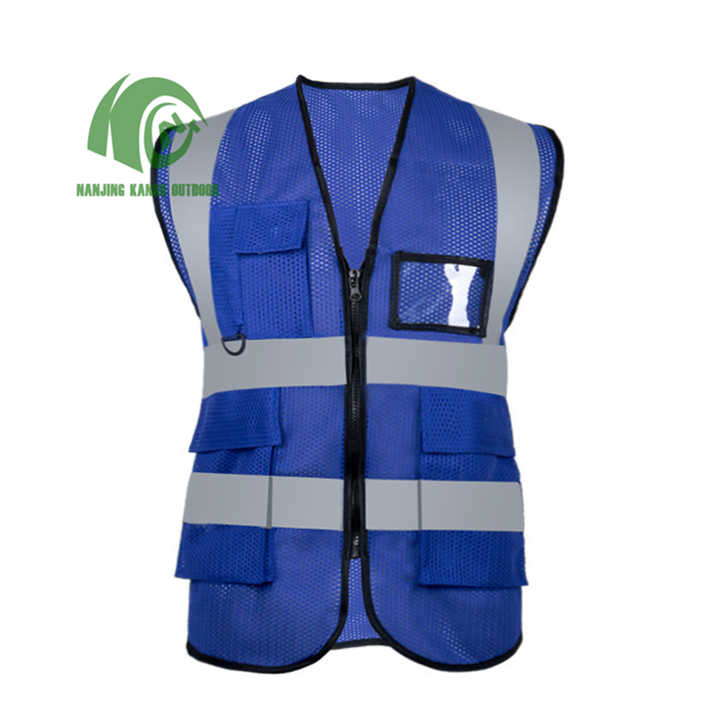 Kango reflective vest hi vis vest safety vests with pockets