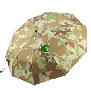 Kango High Quality Windproof Beach Umbrella Portable Beach Camo Umbrella Automatic Camo Umbrella