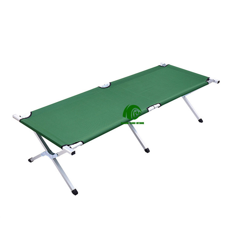 Kango Camp Bed High Quality Air Bed 600D Oxford Folding Lightweight Camping Bed Cheap Price Good Quality Light Aluminum Fabric