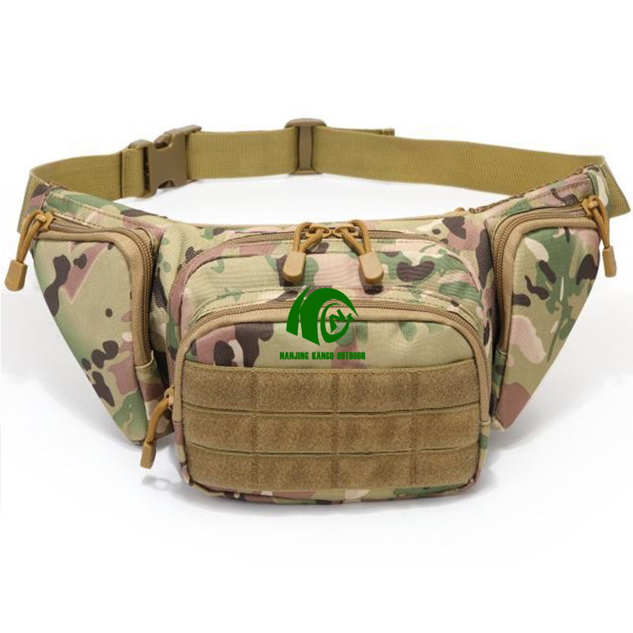 Kango Ready Gear Fanny Pack Concealed Molle Training Belt Carry Pouch Holster Tactical Waist Bag