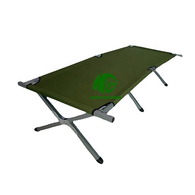 KANGO Factory make outdoor camping sleeping bed high quality single folding bed waterproof tactical folding bed