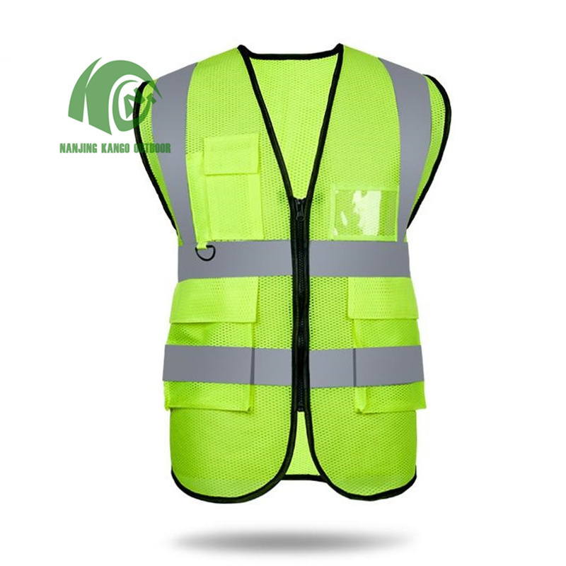 Kango reflective vest hi vis vest safety vests with pockets