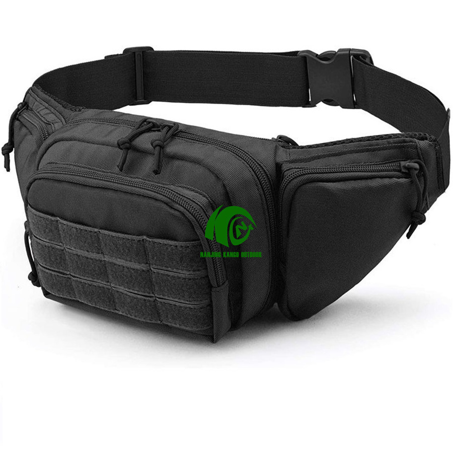 Kango Ready Gear Fanny Pack Concealed Molle Training Belt Carry Pouch Holster Tactical Waist Bag