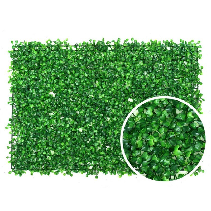 Kango artificial plastic boxwood hedge moss grass indoor plant vertical panels leaves green wall system for decoration