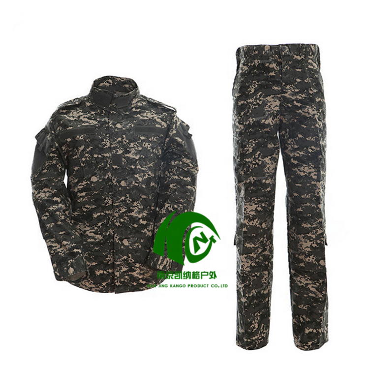 KANGO Men's Tactical Uniform Camouflage tactical Training Sets Sports Hiking Camping Clothes