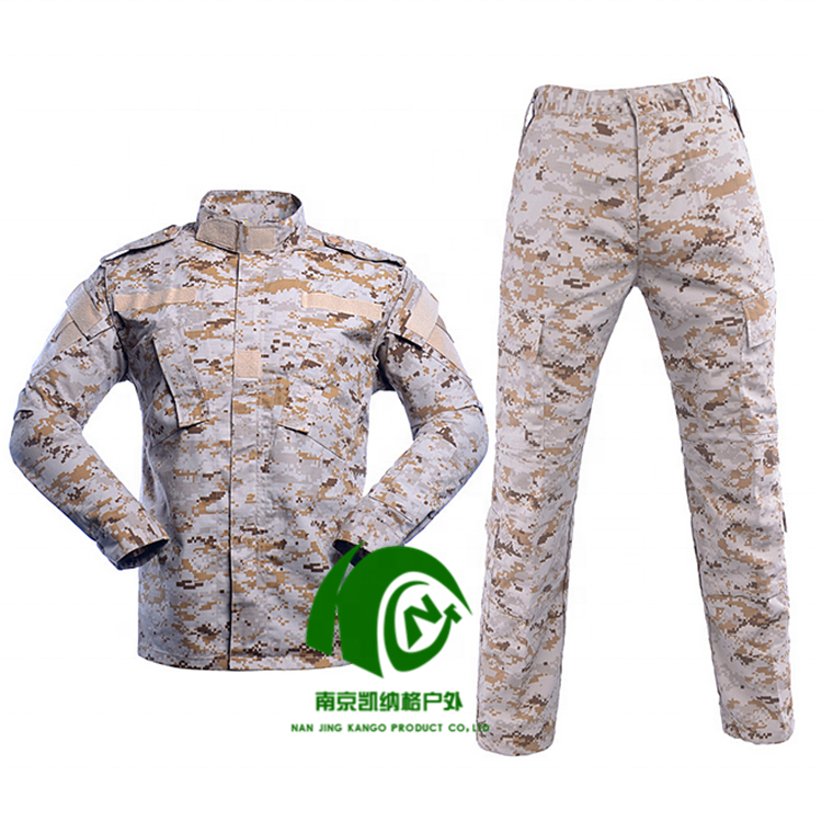 KANGO Men's Tactical Uniform Camouflage tactical Training Sets Sports Hiking Camping Clothes