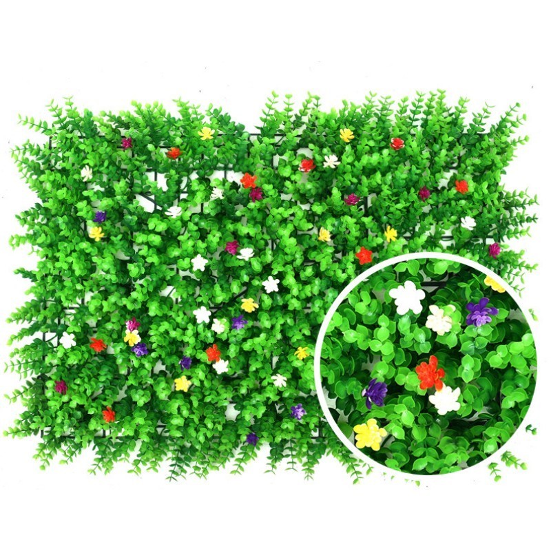 Kango artificial plastic boxwood hedge moss grass indoor plant vertical panels leaves green wall system for decoration