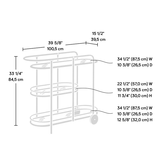 3 Tier Dining Room Design Food Stainless Steel Serving Cart OF Movable Kitchen Room Cart Furniture