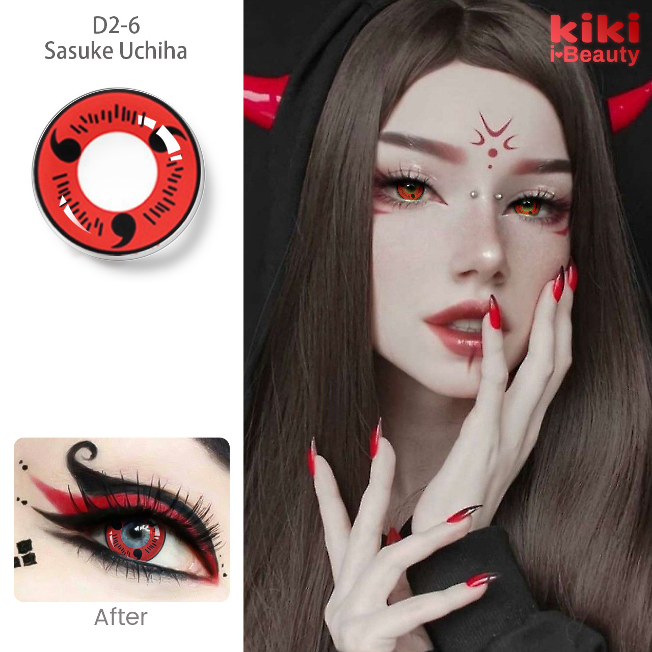 2022 New Arrival Wholesale Contact Lens Anime Sharingan Cheap Crazy Halloween Contact Lenses