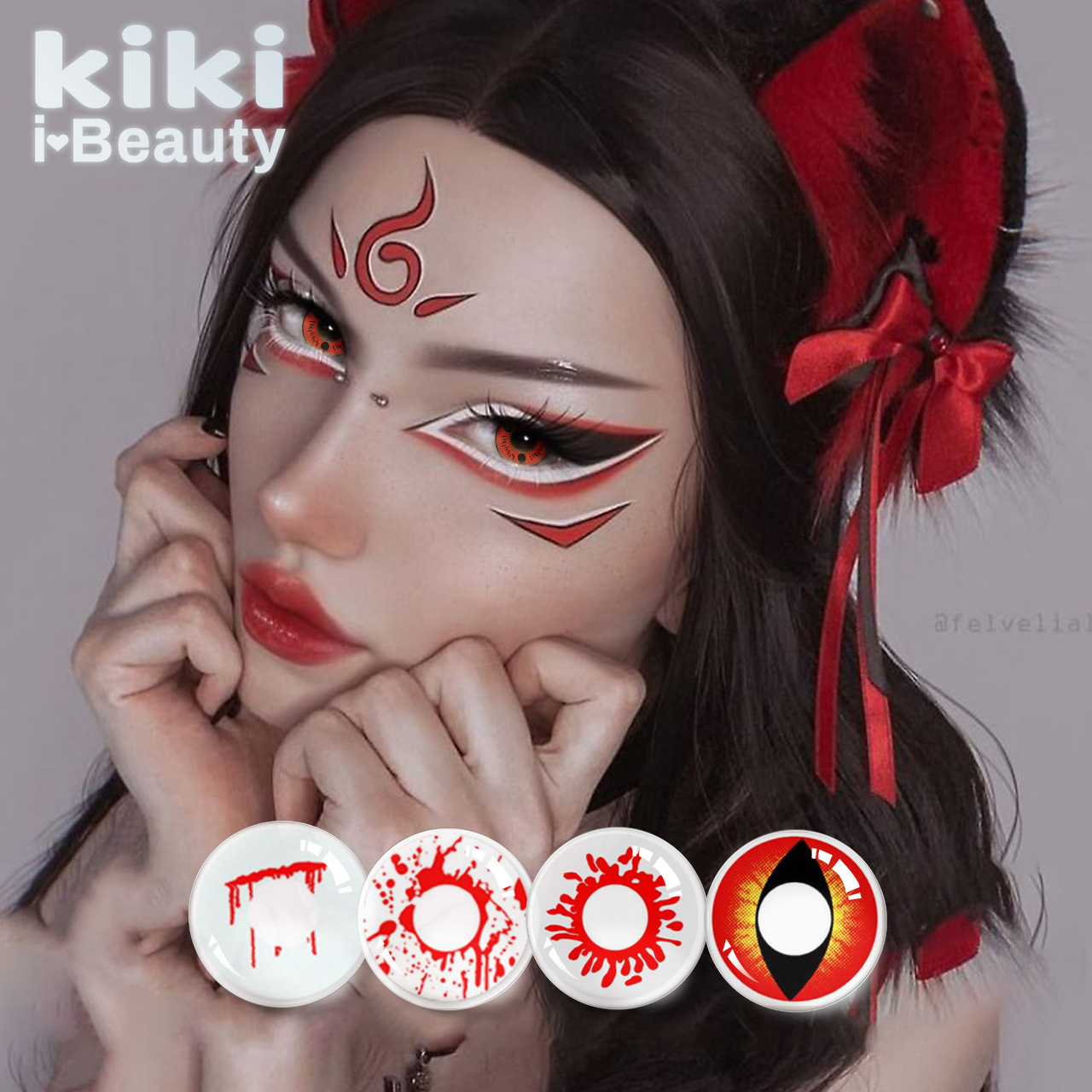 Yearly Use Sharingan Sasuke Crazy Cosplay Anime Halloween Party Accessories Colored Contact Lenses