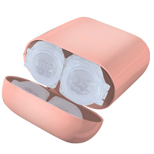 2022wholesale contact lens manufacturer fashion eye contact lens box plastic contact lens cases