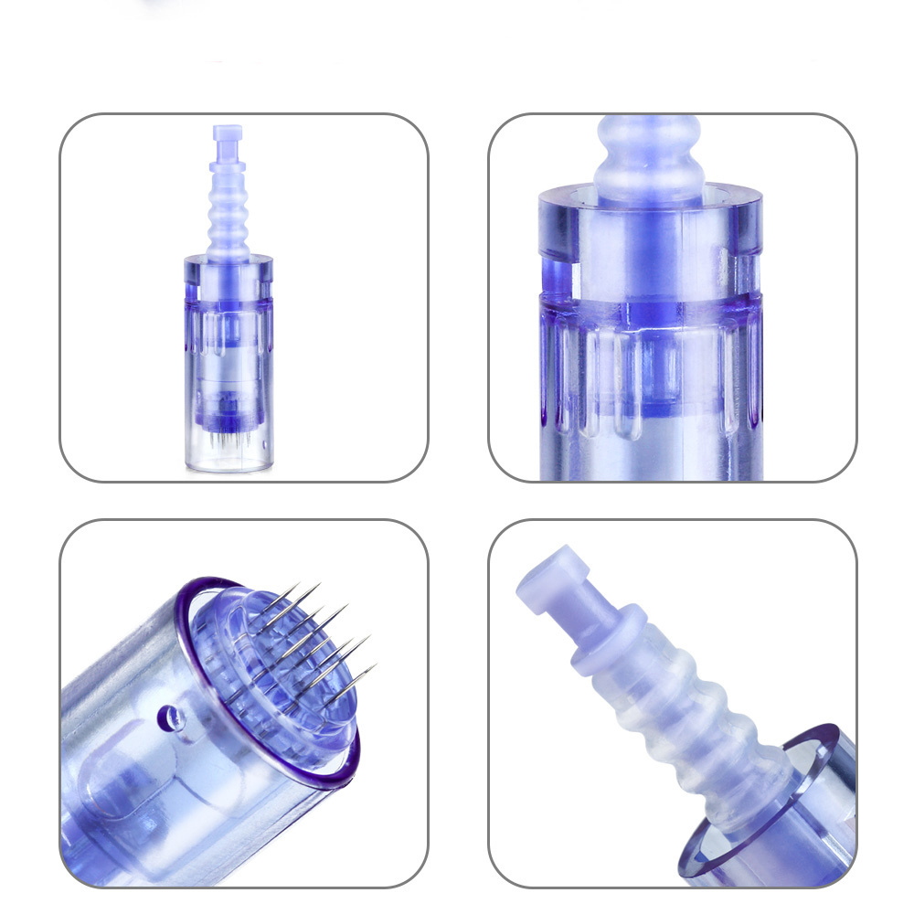 Disposable 12/36/42/round nano Pins Microneedling Cartridge for MTS PMU Derma Pen DR.PEN Ultima A6 Blue Cartridge