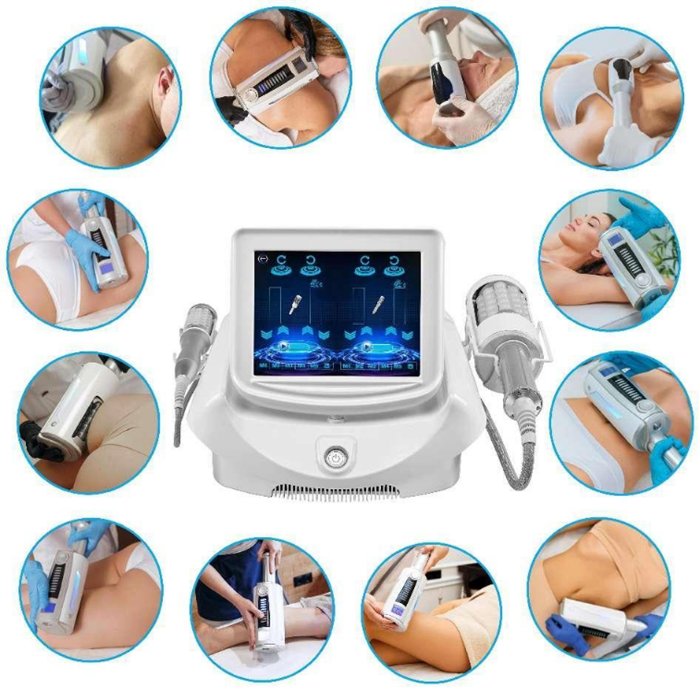 2024 Professional Desktop Double System Face Body Shape Inner Ball Roller Massage Machine for Cellulite Removal