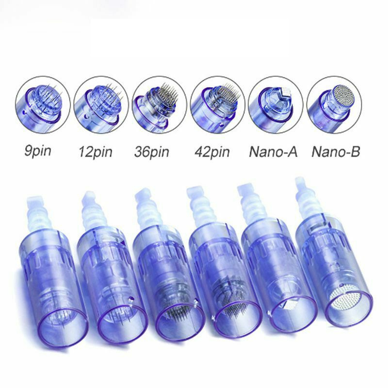 Disposable 12/36/42/round nano Pins Microneedling Cartridge for MTS PMU Derma Pen DR.PEN Ultima A6 Blue Cartridge