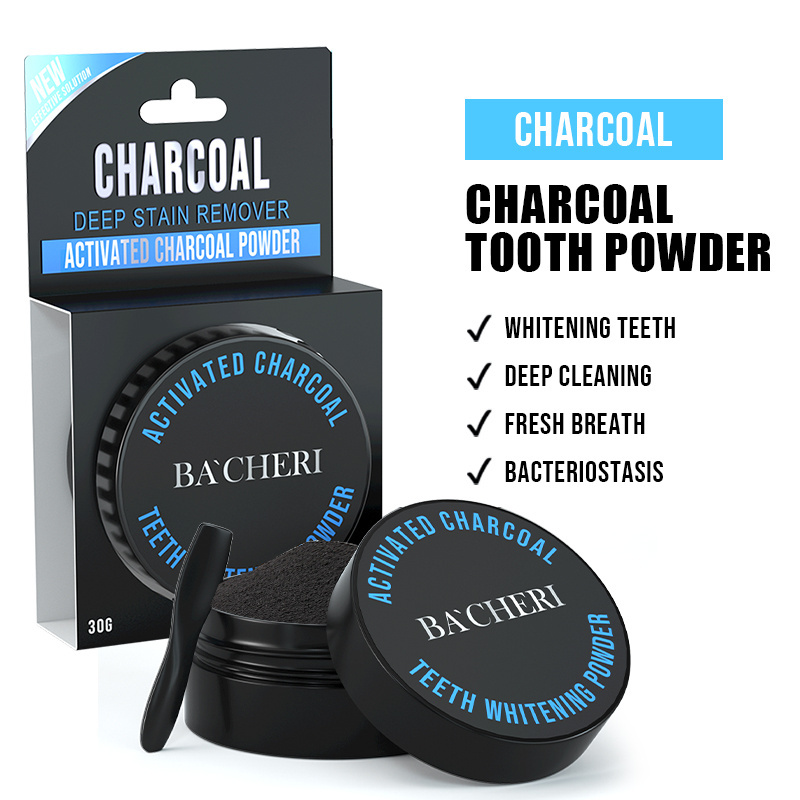 Oral Care 100% Organic Natural Coconut Charcoal Activated Charcoal Tooth Powder Teeth Whitening Powder