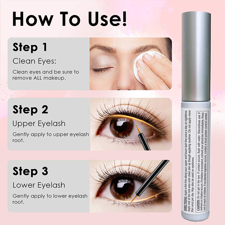 Kangrong Private Label Mascara Natural Eye Lash Brow Length Boost Enhancer Extension Eyebrow Growth Eyelash Serum