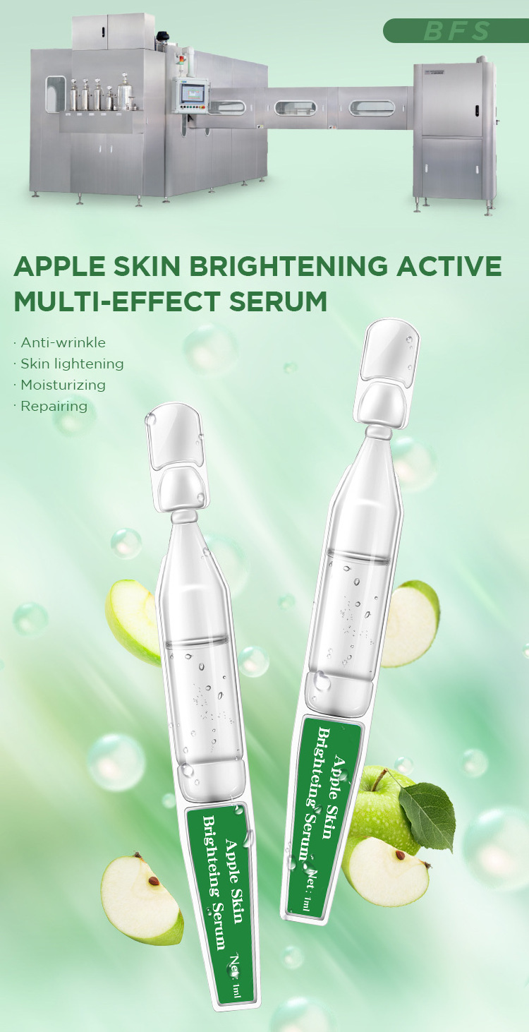 Stemcell Skin Care Organic Repair Anti Aging Whitening Apple Ampoule Stem Cell Serum For Skin Lightening Face Serum