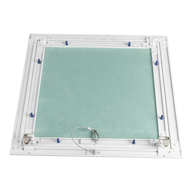 Small Drywall HVAC Sliding Rain Shield Waterproof Protect Cover Access Panel Top Ceiling Inspection Door With Aluminum Framing